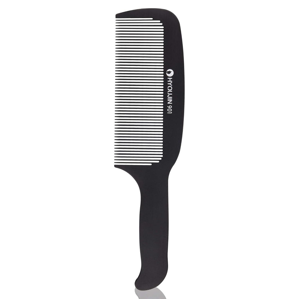 Buy now HYOUJIN 901 Black Carbon Flat Top Clipper Comb 230â„ƒ Heat Resistant Hair Cutting Combs Great for Clipper-cuts and Flattops Clipping A at indiglob india