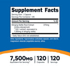 Nutricost Stinging Nettle Root Extract 120 Capsules, Gluten-Free, GMO-Free | 120 Servings Per Bottle, Vegetarian