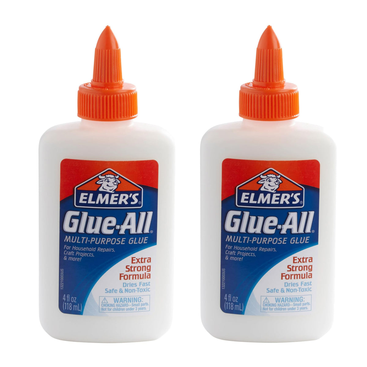 Elmer's Glue-All Multi-Purpose Liquid Glue, Extra Strong, 8 Ounces Total, Great for Making Slime