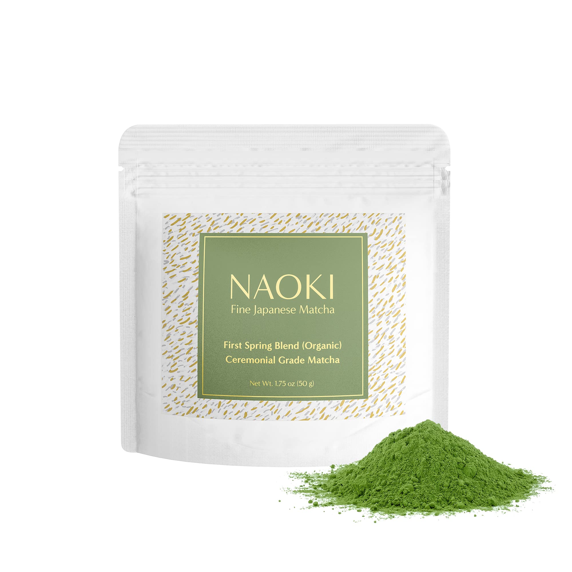 Buy now Naoki Matcha Superior Ceremonial Blend – Authentic Japanese First Harvest Ceremonial Grade Matcha Green Tea Powder from Uji, Kyoto (40g / 1.4oz) Organic Ceremonial 1.75 Ounce (Pack of 1) at indiglob india