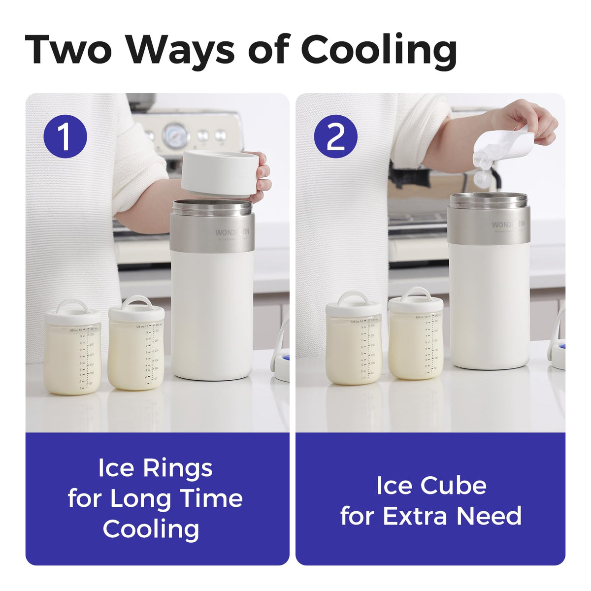 22oz Portable Breast Milk Cooler for Work & Travel, 30H+ Chill