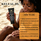Black People Sunscreen SPF 30 Infused with Natural Ingredients and Formulated for Women of Color,No Synthetic Fragrance and Cruelty Free,Moisturizing Sun Protection,SPF 30-3.01 FL OZ/90ML