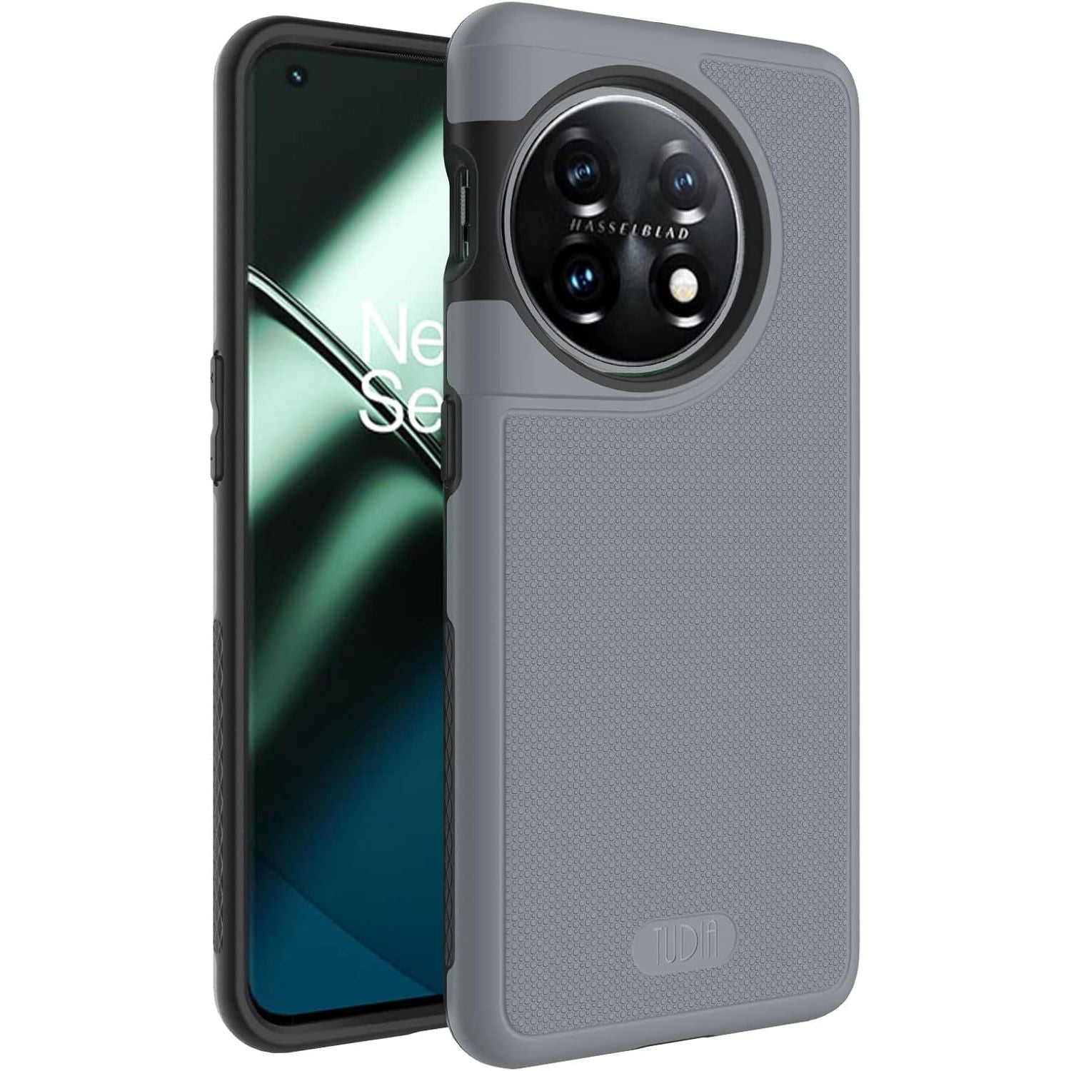 Buy now TUDIA MergeGrip Magsafe Compatible Phone Case for OnePlus 12 5G 2024 - Military Grade, Drop Tested, Dual Layer, Shockproof, Anti-Slip, Heavy Duty & Protector Cover Protective Phone Case - Matte Black OnePlus 11 Gray at indiglob india