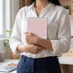 SUNEE 12 Pack Steno Pads 6x9 Inch, Gregg Rule, 60 Sheets, 6 Assorted Color Top Spiral Notebook, White Paper for School, University, College, Work and Office