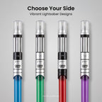 Yoobi x Star Wars Lightsaber Ballpoint Pens, Black Ink, Pack of 4, Teen & Adults
