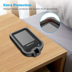 Buy now Silicone Case for Freestyle Libre 3 2 / Libre Reader, Lightweight Shockproof Anti Slip Protective Cover Soft Gel Skin with Raised Bezel (Black) at indiglob india