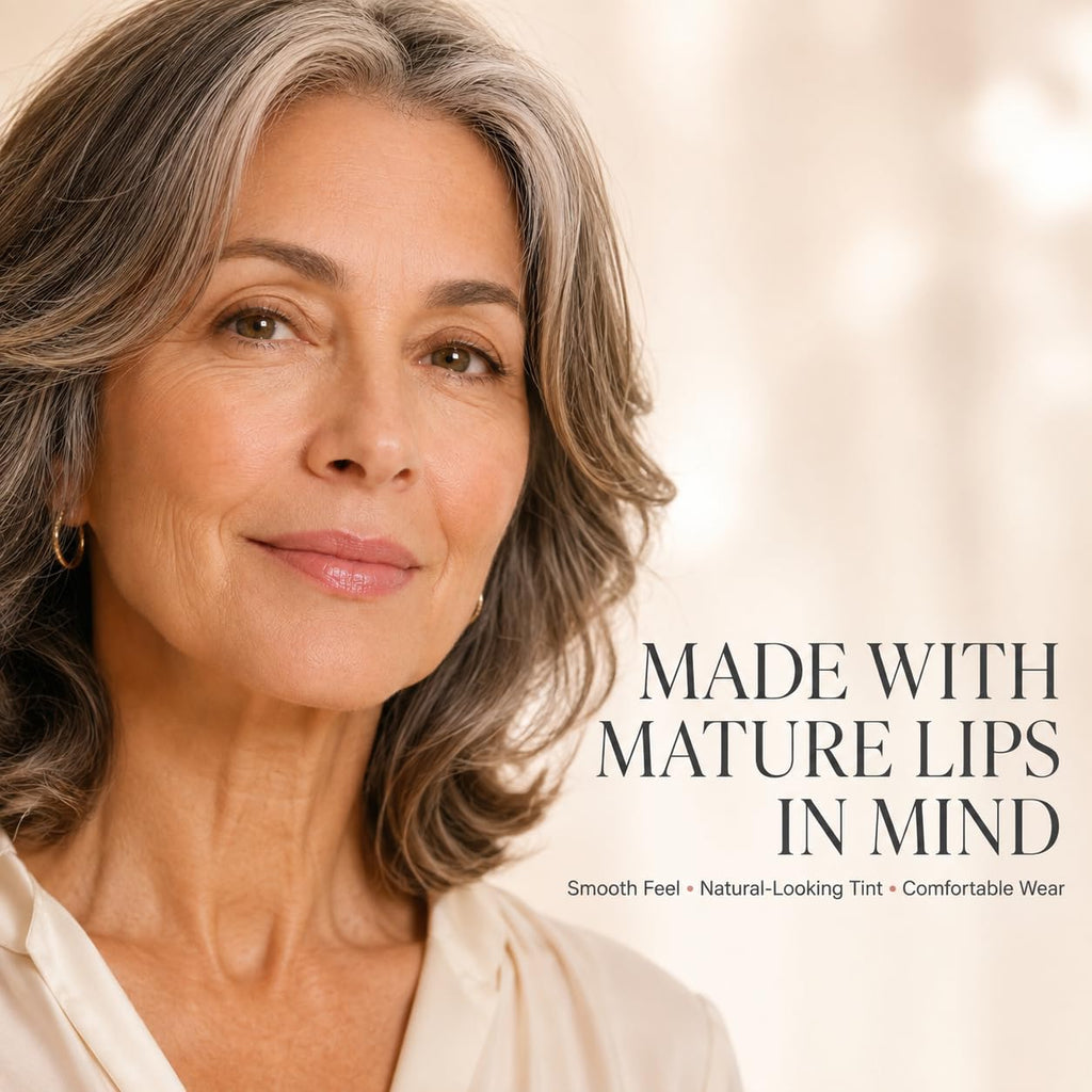 Clear pH-Adaptive Lip Color for Mature Lips