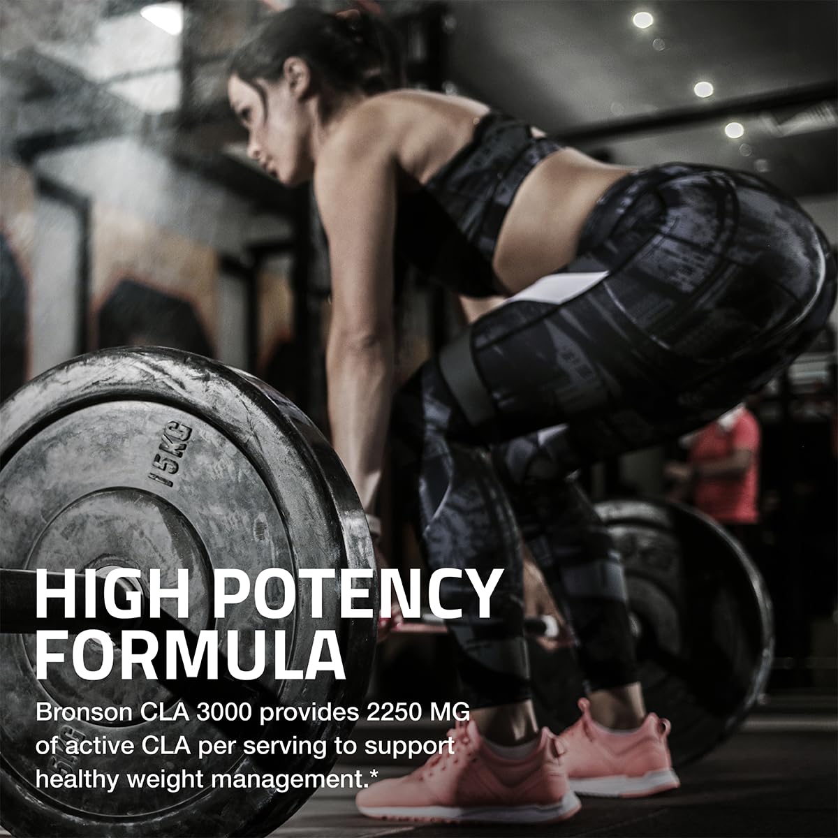 Bronson CLA 3000 Extra High Potency Weight Management Support, 120 Softgels | 2250 mg Active CLA per Serving, Non-Stimulating, 100% Safflower Oil, Lean Body Mass Support, Non-GMO