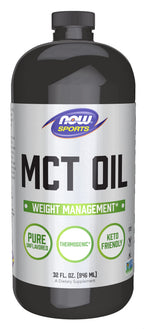 Buy now NOW Foods Sports Nutrition, MCT (Medium-chain triglycerides) Oil 14 g, Weight Management, Liquid, 32-Ounce at indiglob india