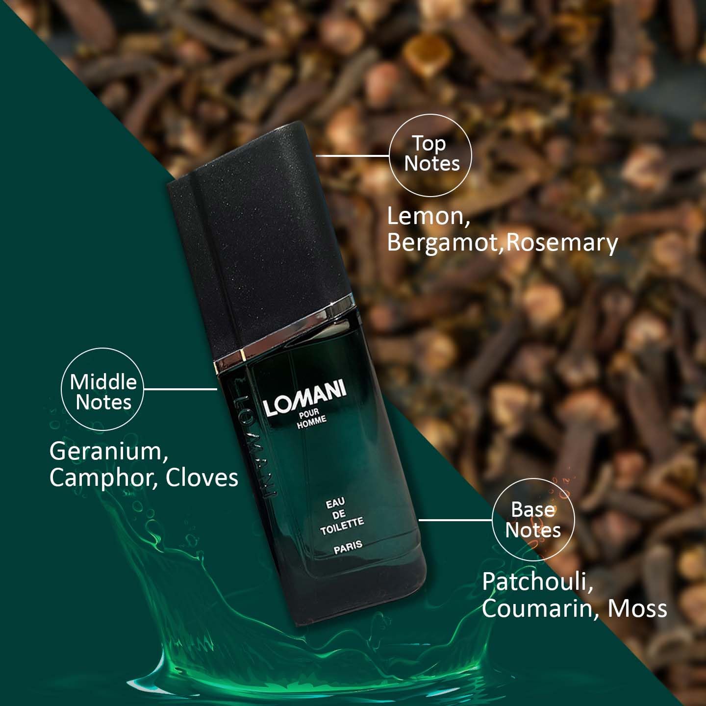 Buy now Lomani By Lomani For Men, Eau De Toilette Spray, 3.3-Ounce Bottle at indiglob india