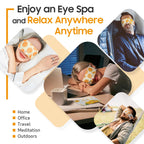 20 Packs Steam Eye Mask, Heated Eye Mask Warm Compress for Eyes, Disposable Self Heating Steam Mask for Home, Sleep, Spa, Travel Essentials & Relaxation Gifts for Women (Orange)