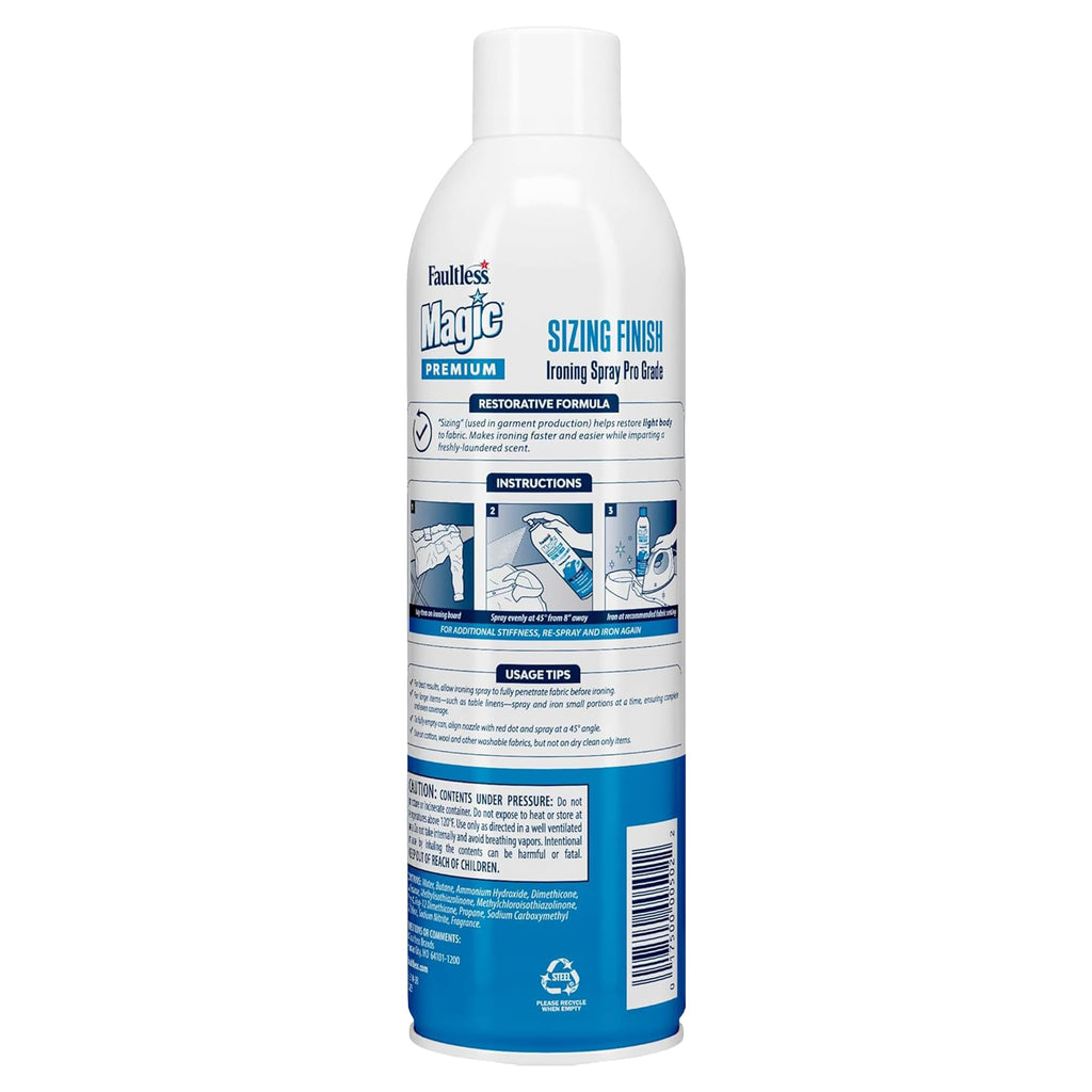 Faultless Starch 00502 Magic Sizing Fabric Finish, 20 oz, 20 Fl Oz