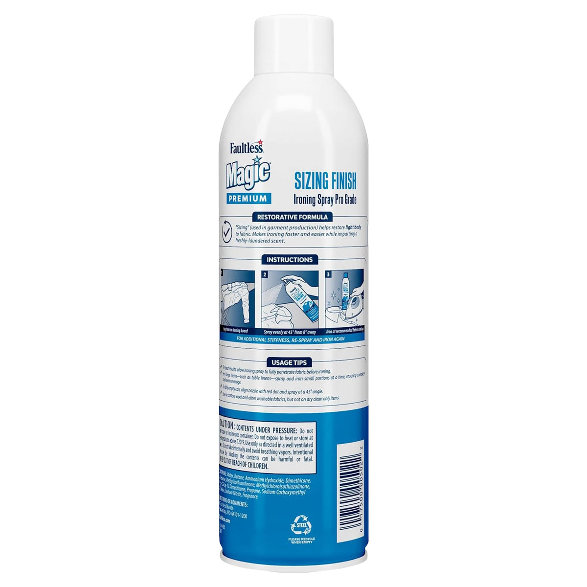 Faultless Starch 00502 Magic Sizing Fabric Finish, 20 oz, 20 Fl Oz
