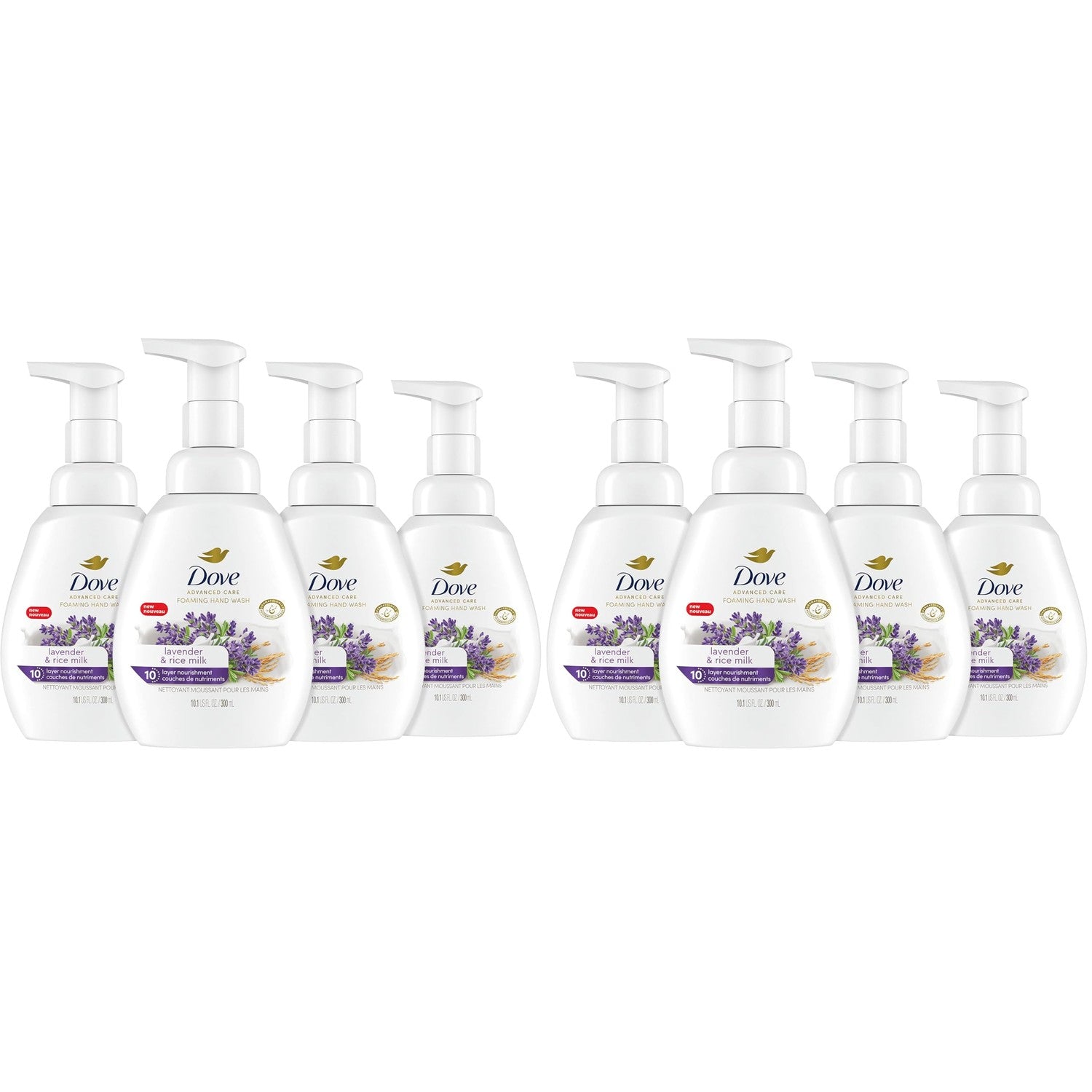 Buy now Dove Lavender & Rice Milk Protects Skin from Dryness, Foaming Hand Wash More Moisturizers than the Leading Ordinary Hand Soap, 10.1 oz at indiglob india