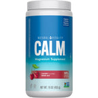 Natural Vitality Calm Magnesium Stick Packets | Raspberry Lemon Flavored Relaxing Drink Mix Powder | On-The-Go Pouches | Gluten & Sugar-Free | 255mg Per Serving | 30 Count