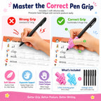 Magic Grooved Writing Practice for Kids, Grooved Writing Books