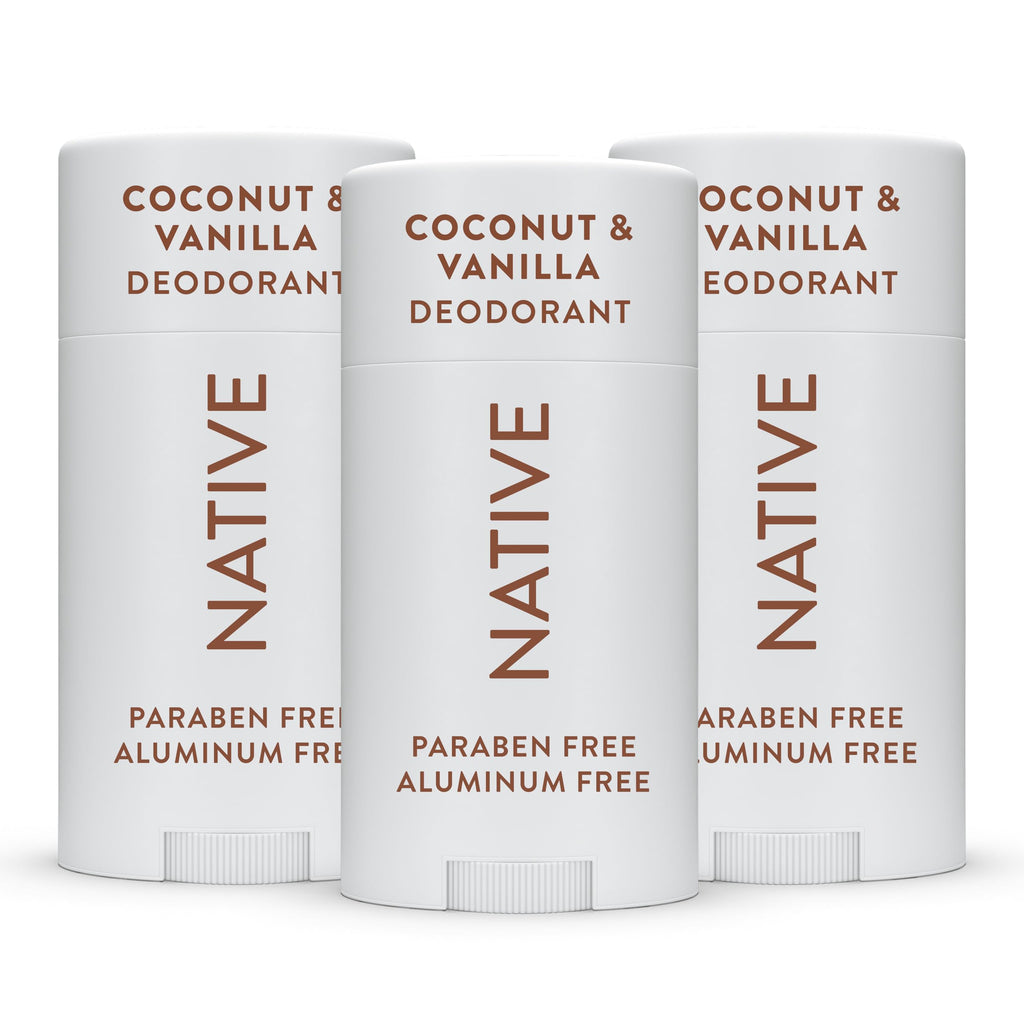 Buy now Native Deodorant Contains Naturally Derived Ingredients, 72 Hour Odor Control | Deodorant for Women and Men, Aluminum Free with Baking Soda, Coconut Oil and Shea Butter | Coconut & Vanilla at indiglob india