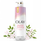 Olay Body Wash for Women, Tone Brightening Exfoliation, Vitamin C Serum Complex, Renew Moisture, Free of Parabens & Phthalates, Vitamin B3 Lameller Technology, For All Skin Types, 20 fl oz