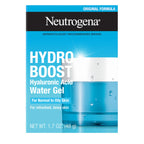 Neutrogena Hydro Boost Gel Cream Fragrance Free, Hyaluronic Acid Facial Moisturizer for Normal to Dry Skin, Lightweight Gel Moisturizer for Hydrated, Nourished, and Dewy Skin, 0.5 fl. oz