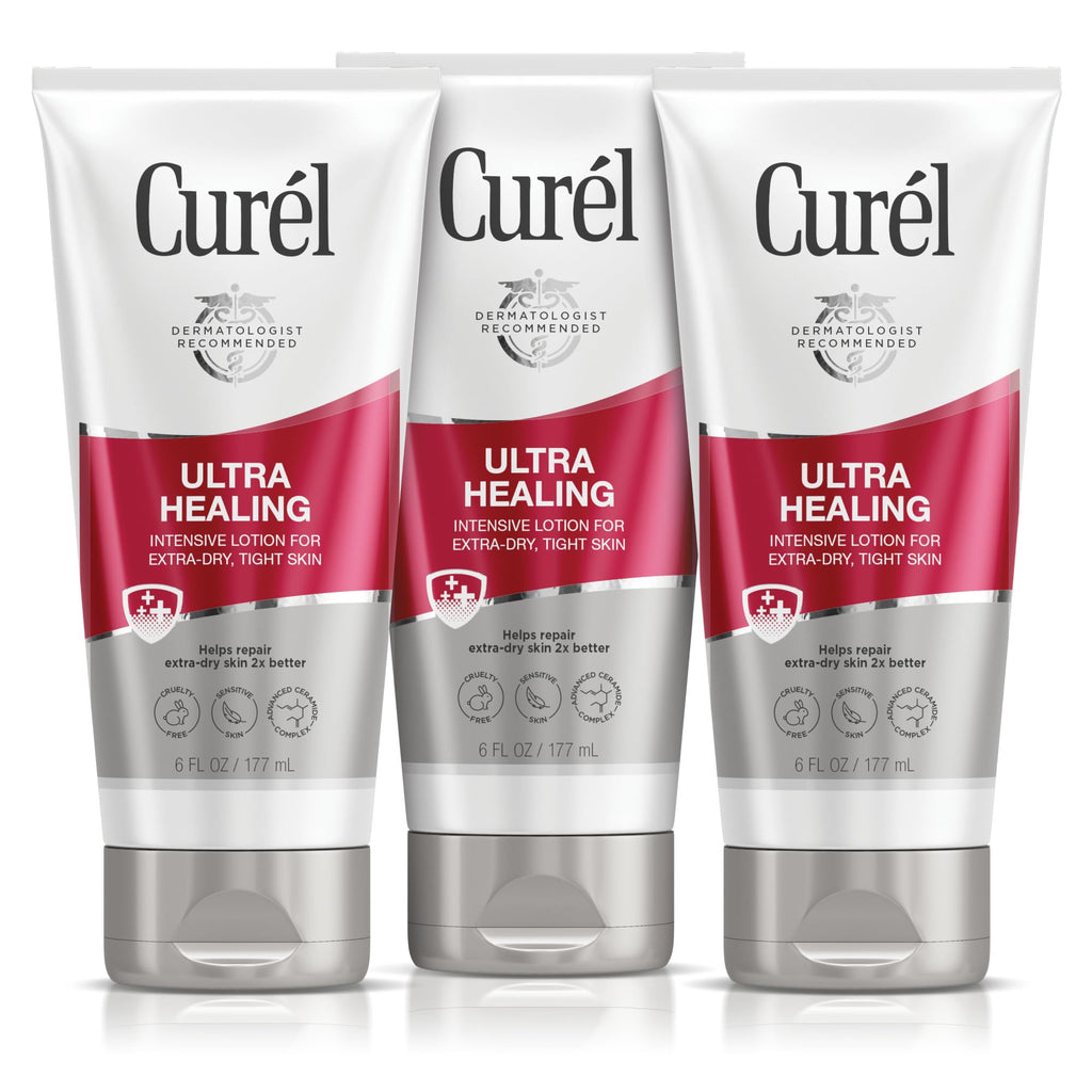 Buy now Curel Ultra Healing Intensive Fragrance-Free Lotion For Extra-Dry Skin, Dermatologist Recommended, Ideal for Sensitive Skin, Cruelty Free, Paraben Free, 20 Oz at indiglob india