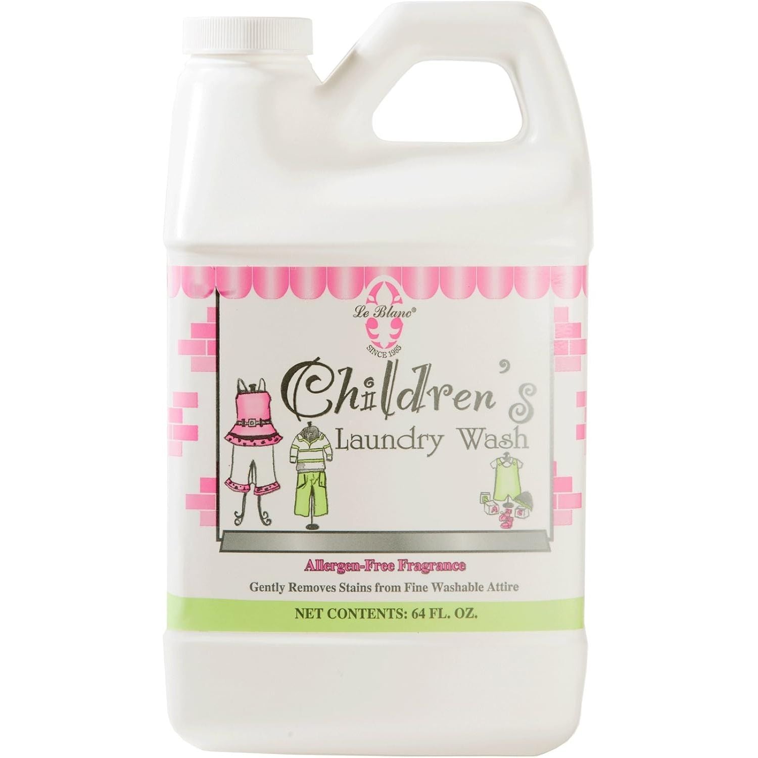 Buy now Le BlancÂ® Children's Laundry Wash â€“ Luxury Laundry Cleanser for Everyday Clothing- 64 oz. (1 pack) at indiglob india