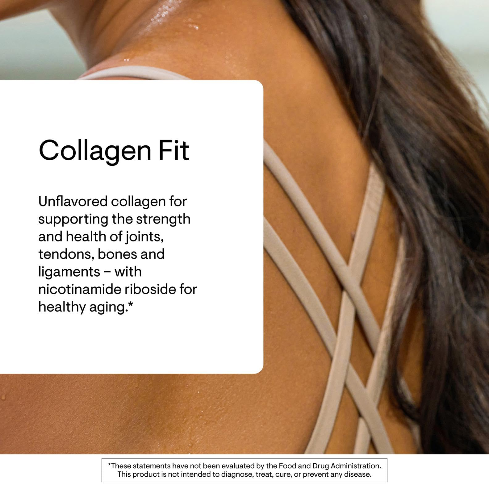 THORNE Collagen Fit, Grass-Fed Collagen Peptides with NR, 30 Servings | Supports Joint, Muscle, Bone & Skin Health, Nicotinamide Riboside (NR) for NAD+ Support*, Unflavored, NSF Certified for Sport