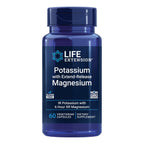 Life Extension Potassium with Extend-Release Magnesium – Heart Health Supplement for Blood Pressure Support with Two Essential Minerals – Non-GMO, Vegetarian, Gluten-Free – 60 Capsules