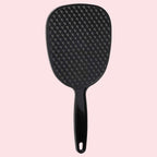 Diane Handheld Mirror with Handle, 1X Magnification, Black, 5" x 11"