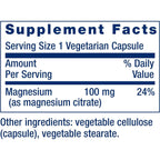 Buy now Life Extension Magnesium Citrate 100 mg Vegetarian Capsules, Blue, 100 Count at indiglob india