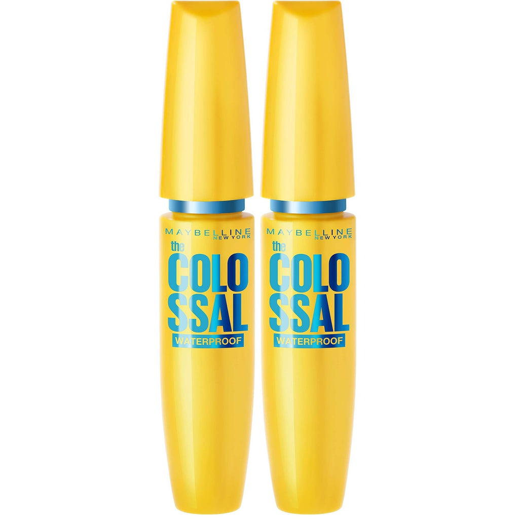 Maybelline Volum' Express Colossal Waterproof Mascara Makeup, Volumizing, Glam Black, 1 Count