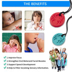 Spider Sensory Chew Necklaces, 5Pack Chewy Necklace Sensory Toys for Autistic Children, Designed for Chewing, Autism, Autism Sensory Teether Toy