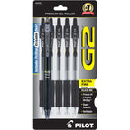 PILOT G2 + FriXion Synergy Companion Pack, 0.5mm, Black Ink, 6-Pack