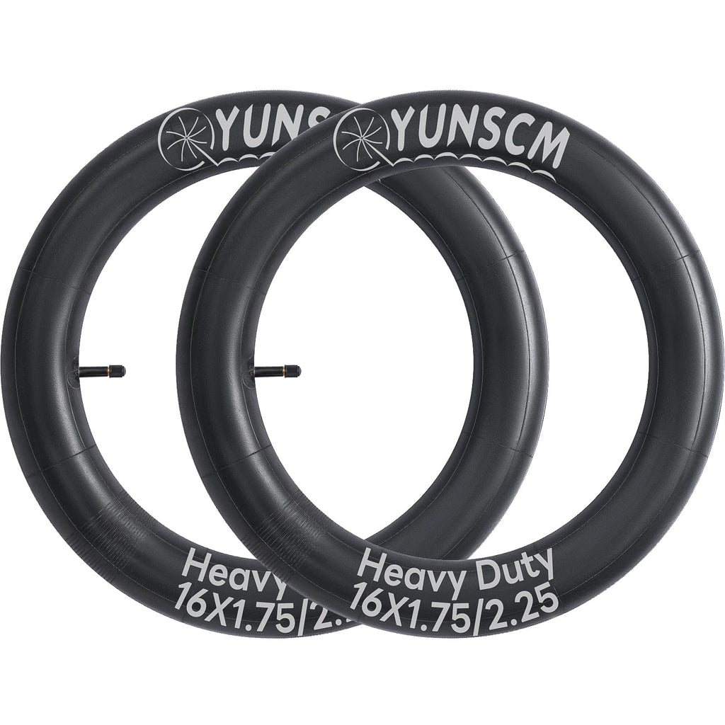 2-PCS 16" Heavy Duty Bike Tubes 16x1.75/2.25(45/57-305) AV32MM Inner Tubes