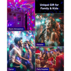 Buy now Luditek 2-Pack Sound Activated Party Lights with Remote Control, Disco Ball Light, DJ Strobe Lamp for Home Room Dance Party Supplies White Elephant Gifts Birthday Christmas Halloween Party Decorations at indiglob india