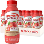 Buy now Premier Protein Shake, Peaches & Cream, 30g Protein, No Added Sugar, 24 Vitamins & Minerals to Support Immune Health, 11.5 fl oz, 12 Pack (Packaging May Vary) at indiglob india