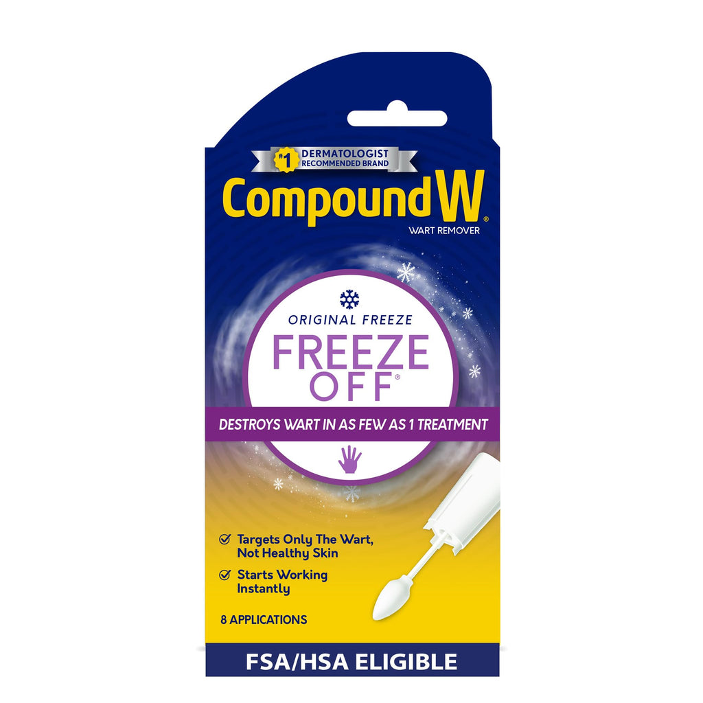 Compound W Freeze Off Wart Remover, 8 Applications