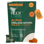 ROOT LABS 10-in-1 Alpha Shilajit Gummies | 400 mg Pure Himalayan Shilajit with Tongkat Ali & Maca Root | Shilajit for Men & Women | ShilAbsorb Bioavailability Tech | Sugar-Free, Vegan | 60 Gummies