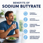 Sodium Butyrate 300mg - Microencapsulated - 120 Capsules