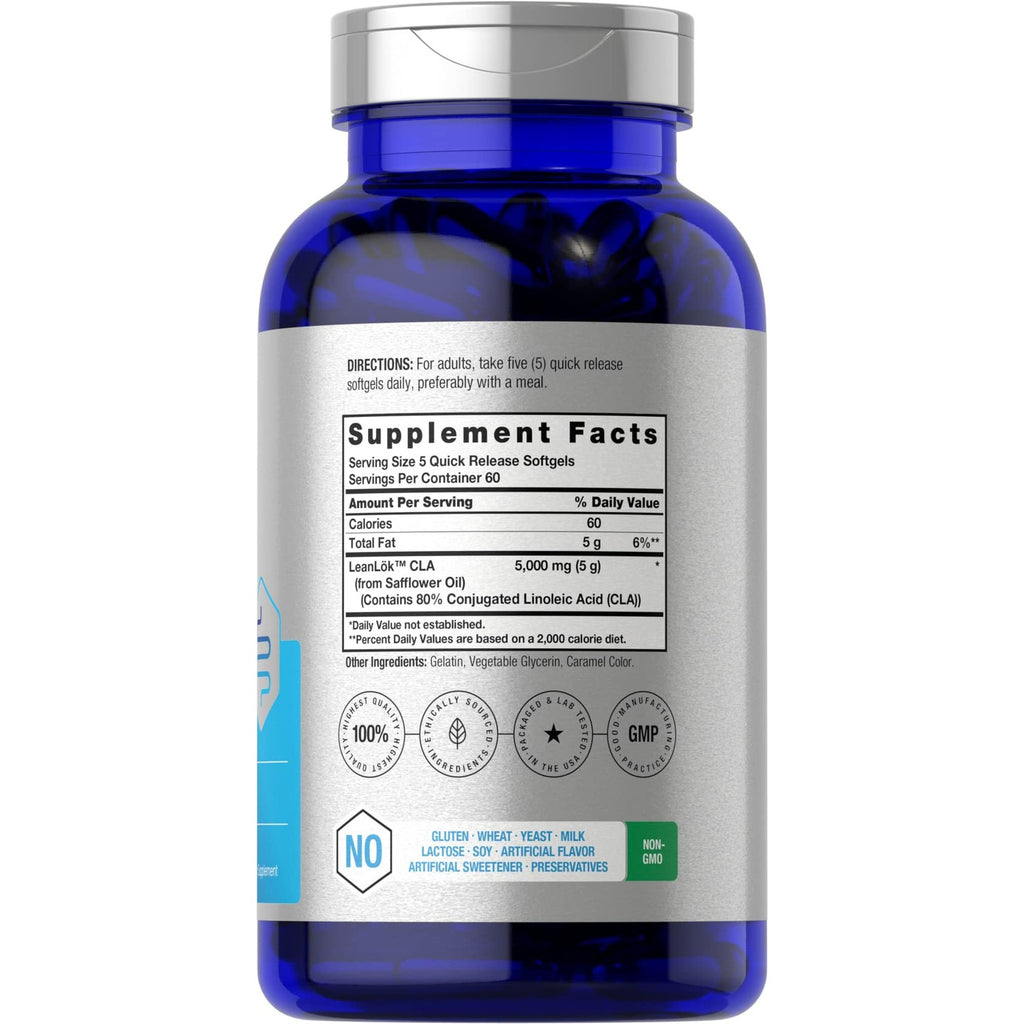 Horbäach CLA Supplement | 300 Softgel Pills | Maximum Potency