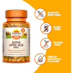Buy now Sundown Alpha Lipoic Acid 600mgm, 60 Count at indiglob india