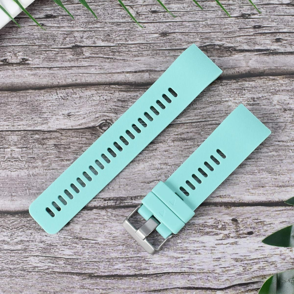 Buy now Watbro Band Compatible with Garmin Forerunner 35, Soft Silicone Watch Band Replacement Strap, for Garmin Forerunner 35 Smart Watch, Fit 5.11-9.05 Inch (130mm-230mm) Wrist at indiglob india