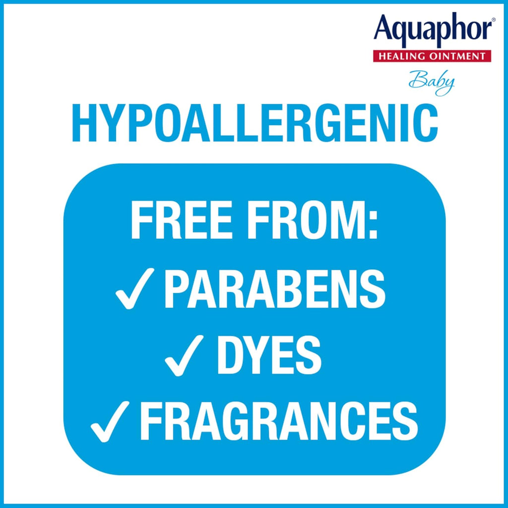 Buy now Aquaphor Baby Healing Ointment Advanced Therapy Skin Protectant for Chapped or Dry Skin, Drool Rash and Diaper Rash Ointment, Hypoallergenic Baby Essentials, Travel Size, 0.35 Oz Tube, Pack of 2 at indiglob india