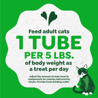 Greenies Feline Smart Purees Skin & Fur Health Lickable Cat Treats with Real Salmon, 0.49 oz. Tubes, 20 Count