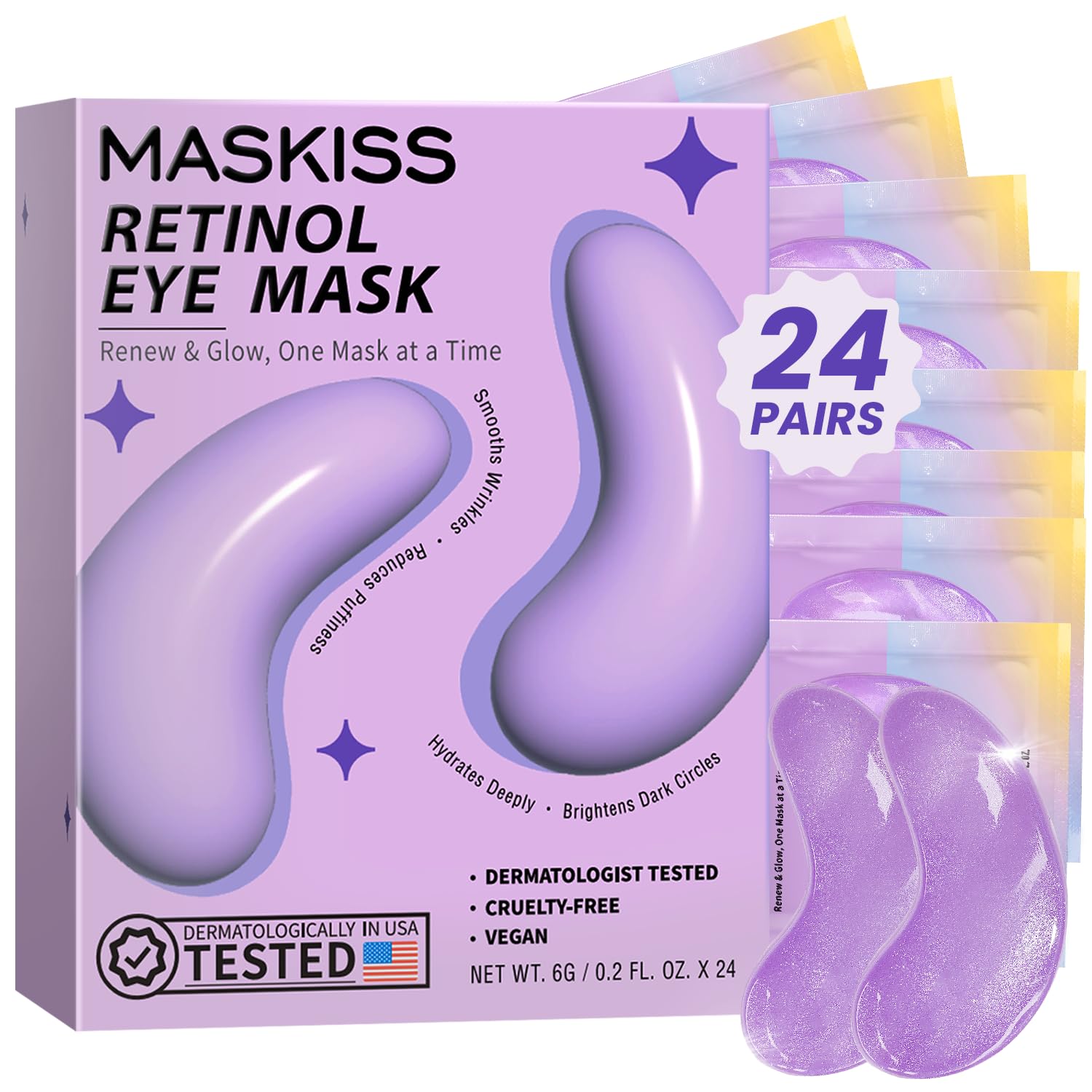 Buy now 24k Gold Under Eye Patches (30 Pairs), Eye Mask, Collagen Skin Care Products, Eye Patches for Puffy Eyes, Eye Masks for Dark Circles and Puffiness. at indiglob india