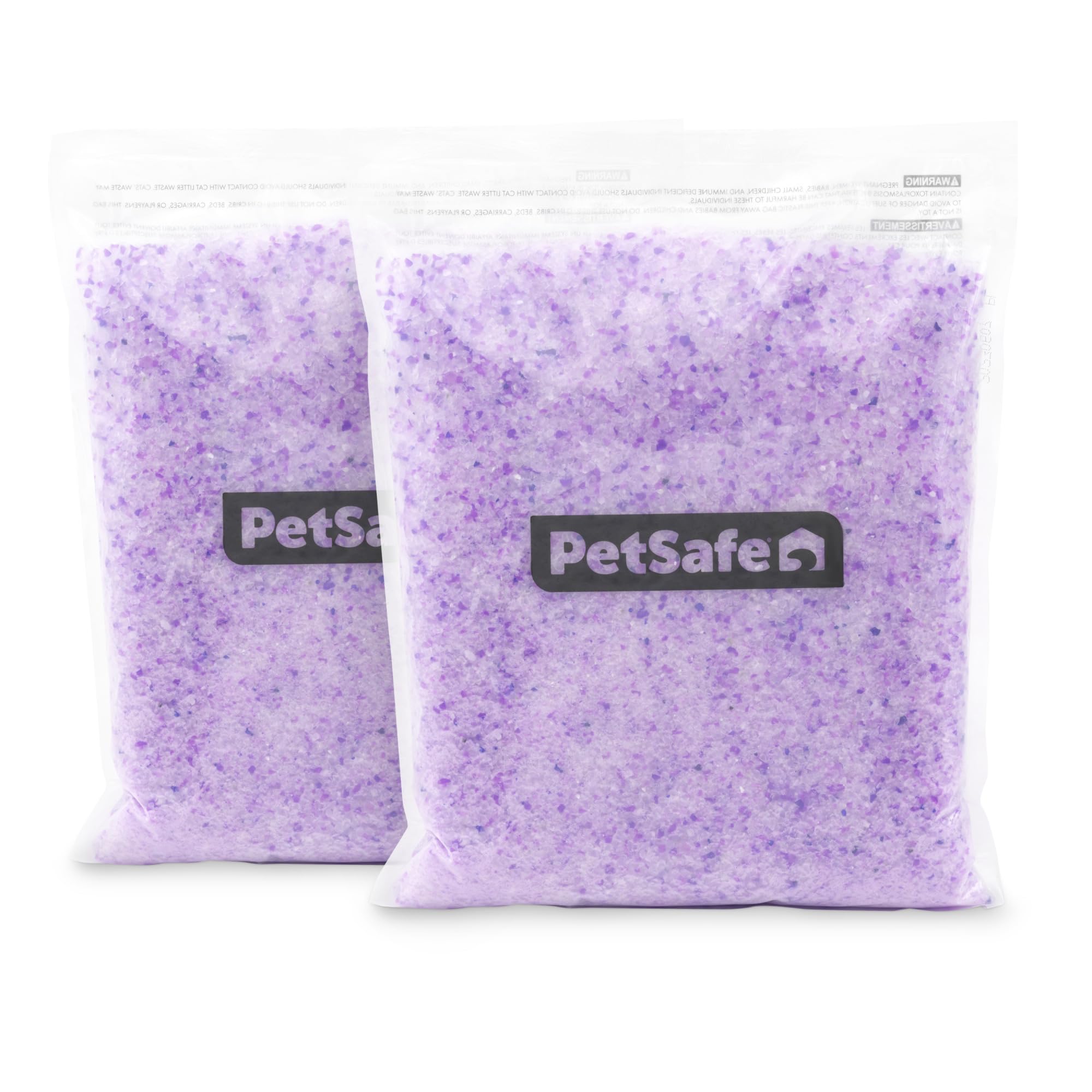 Buy now PetSafe ScoopFree Premium Natural Cat Litter - Eco-Friendly Long-Lasting Litter - High Absorbency & Low-Tracking Design - Non-Clumping Pebbles - 4.2 lb Bag - 2 Pack Lavender Crystal at indiglob india