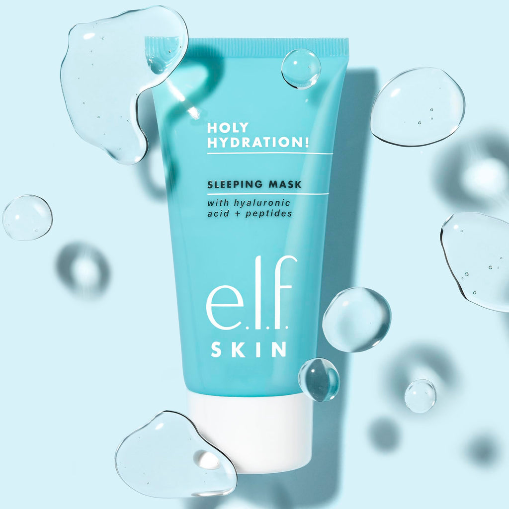 Buy now e.l.f. SKIN Holy Hydration! Sleeping Mask, Moisturizing & Plumping Dual-Use Sleep Or Rinse-Off Face Mask, Soothes Skin With A Creamy Formula at indiglob india