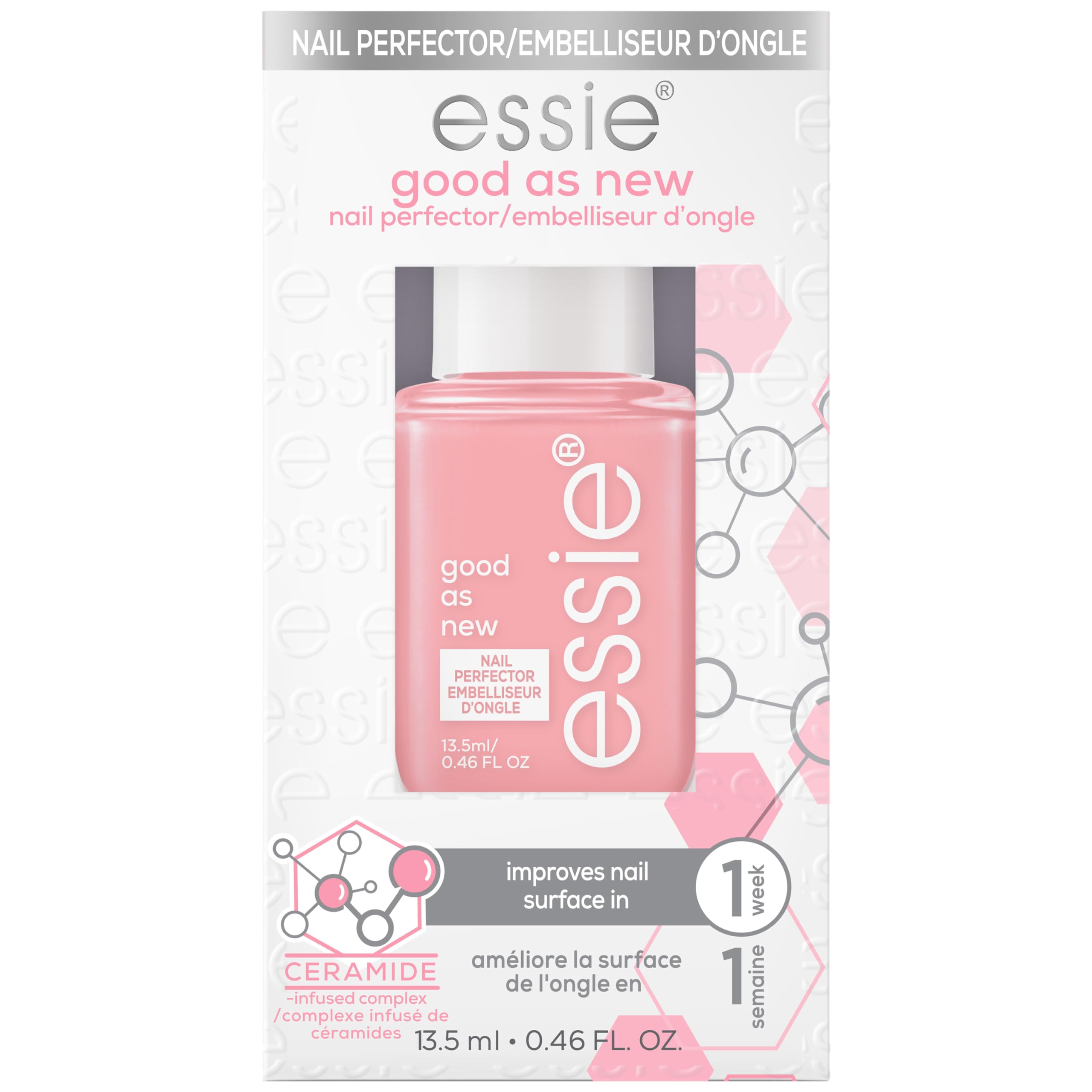 Buy now essie All-In-One Base Coat + Top Coat + Strengthener Nail Polish, 0.46 Ounces (Packaging May Vary) at indiglob india