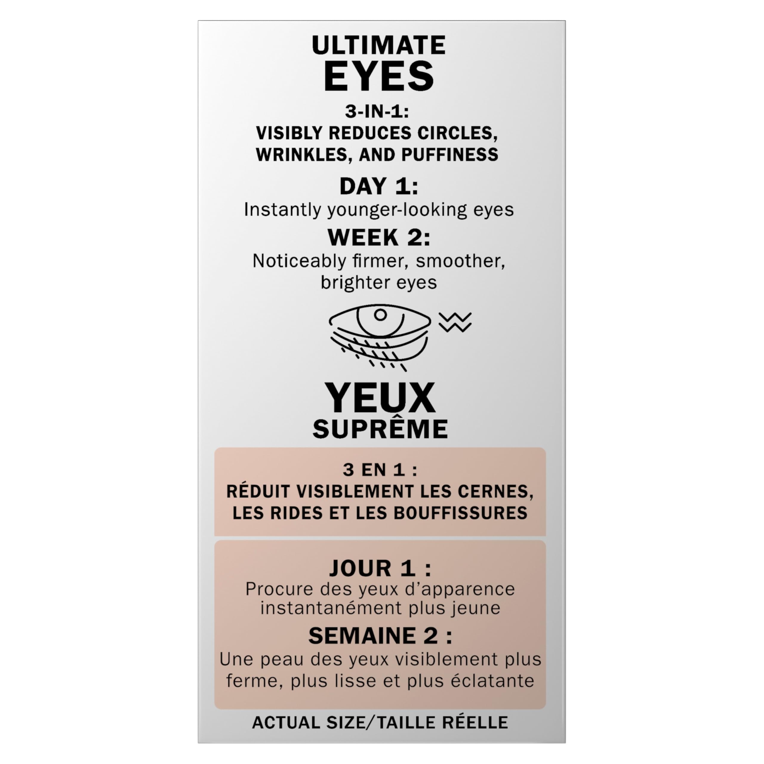 Buy now Olay Eyes Ultimate Eye Cream for Dark Circles, Wrinkles and Puffiness, 13 ml (0.4 fl. oz.) at indiglob india