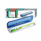 Pursonic Portable UV Toothbrush Sanitizer Case - Travel Toothbrush Sanitizer and Holder - For Electric and Manual Brush Heads with UV Light & Auto Shut Off Timer