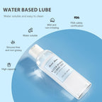 Secret Lover Water Based Lube, pH Balanced for Sensitive, Clear, 8 Fl Oz